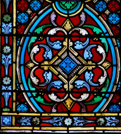 stained glass window