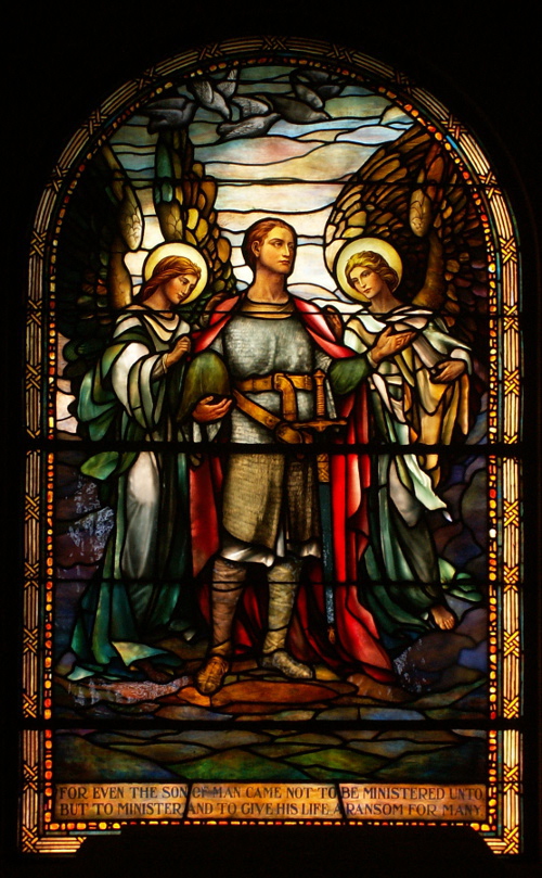 stained glass window